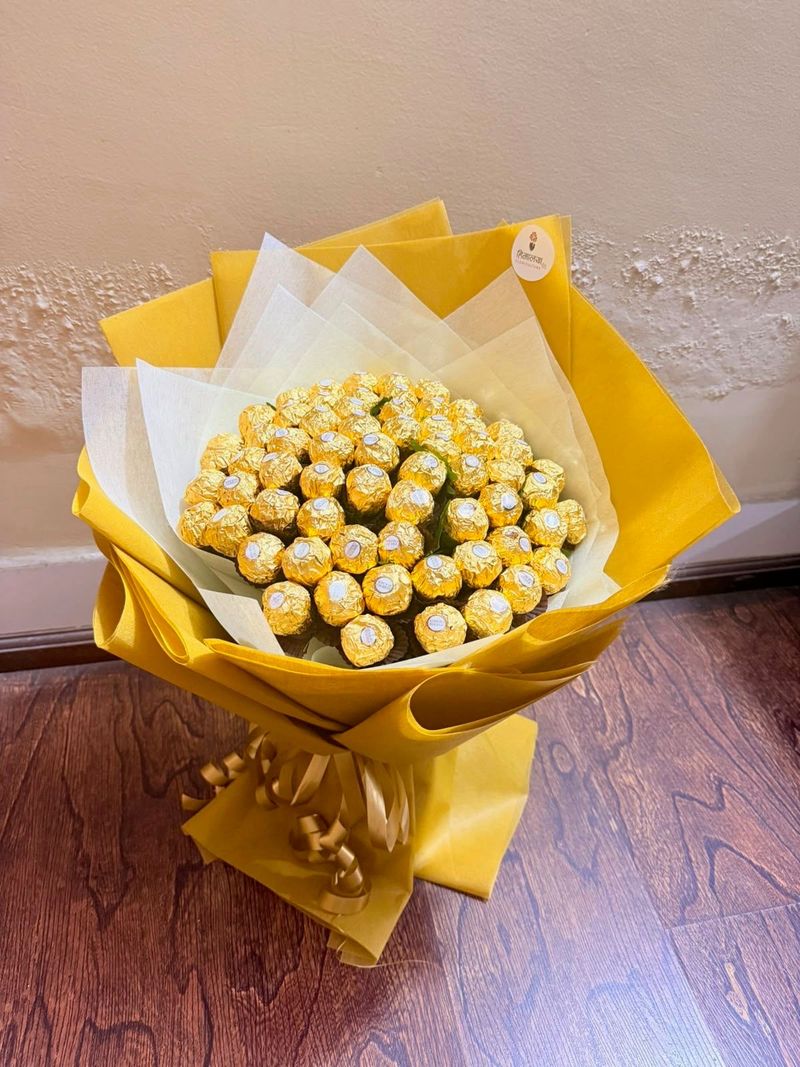 Golden Chocolate Bouquet 