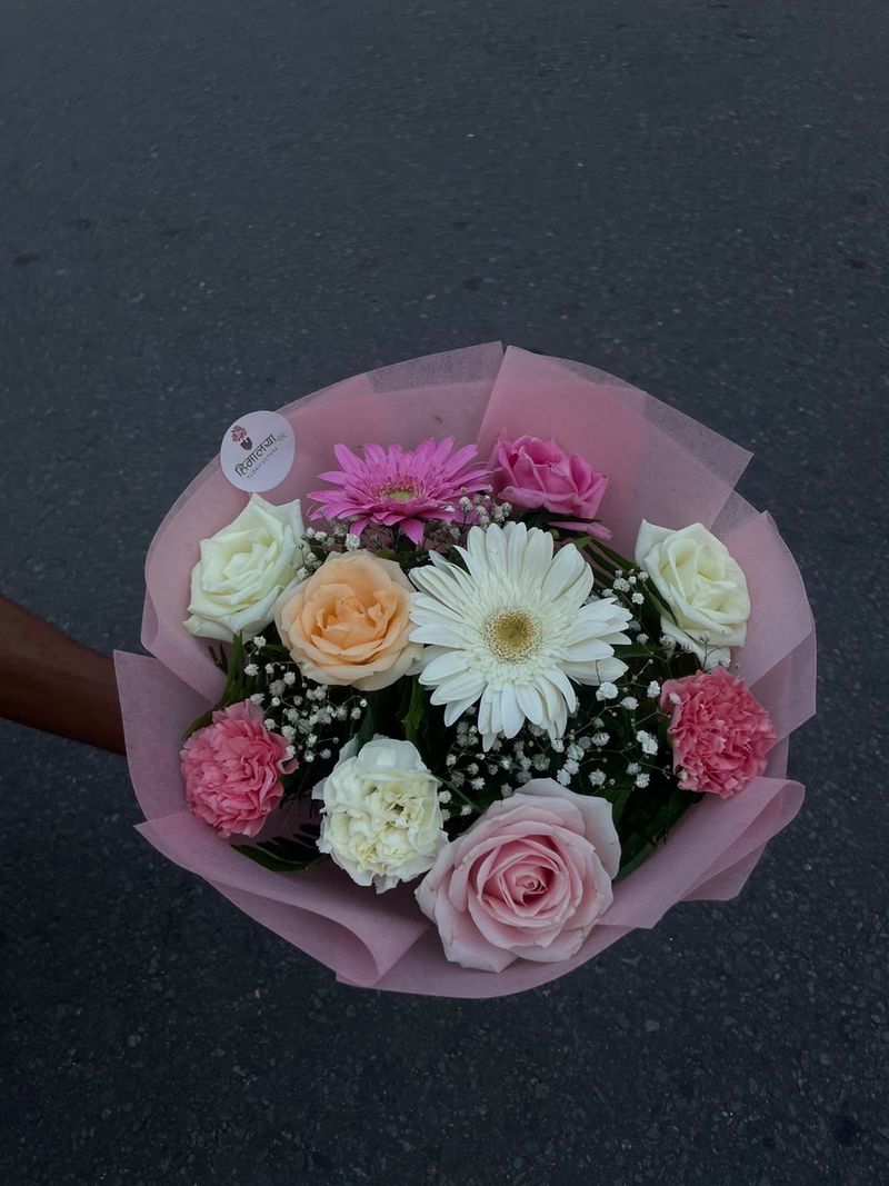 Pastel Mixed Flower Bouquet