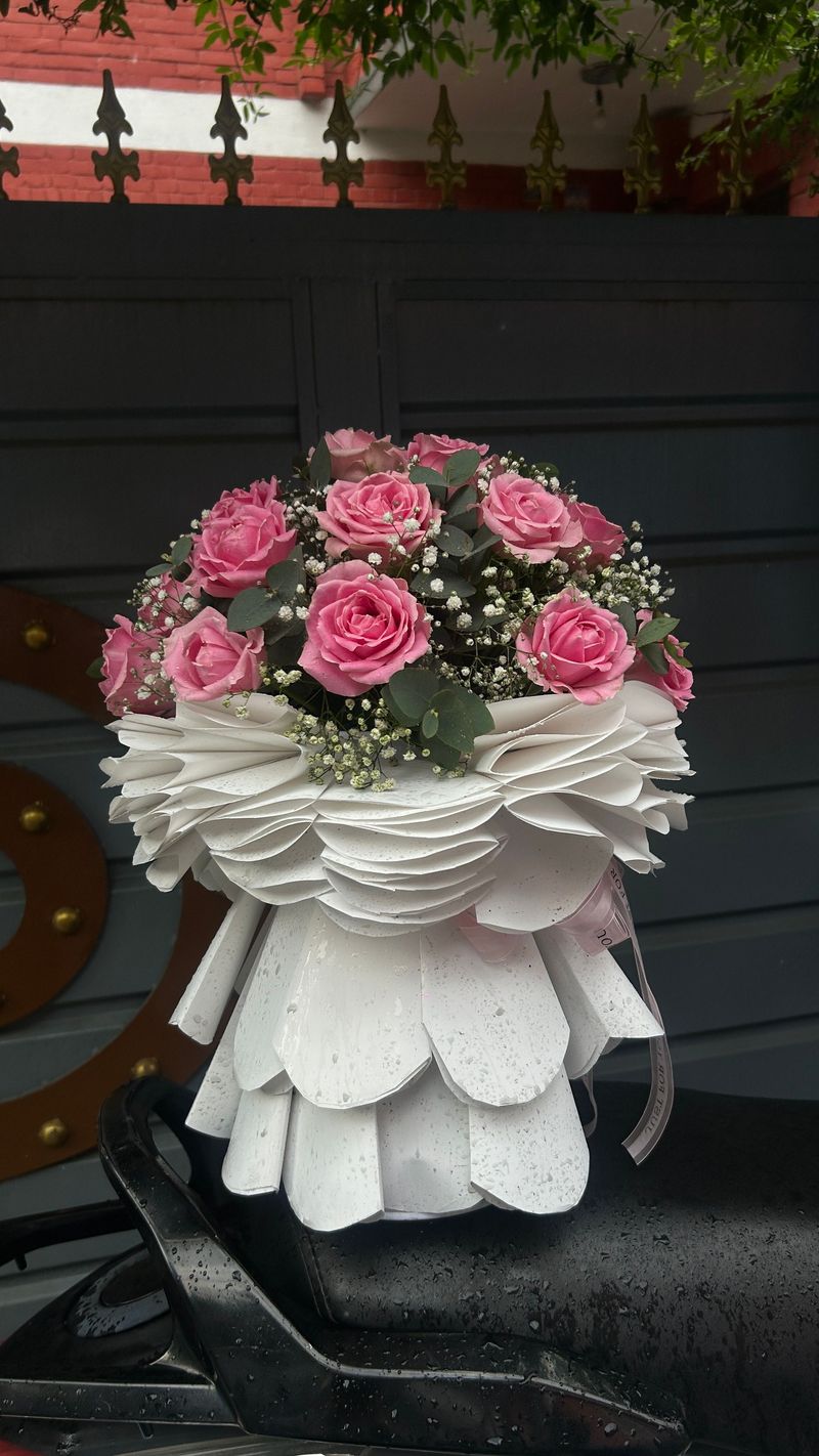 Blush Pink Rose Bouquet