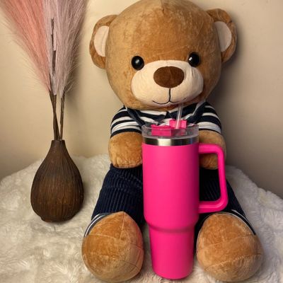 Pink Teddy Gift Set