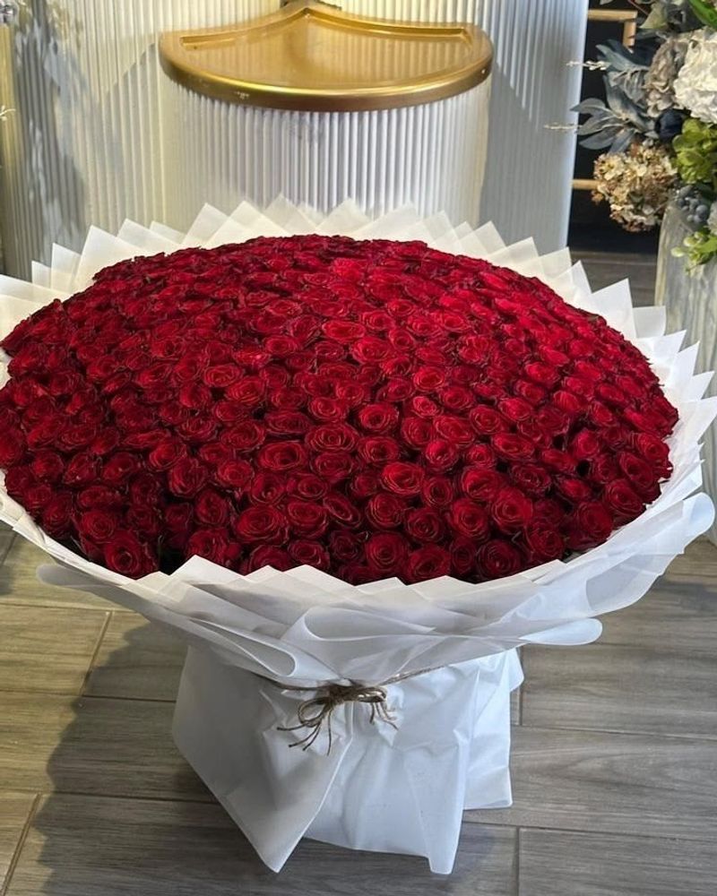 ❤️500 Grand Red Rose Bouquet
