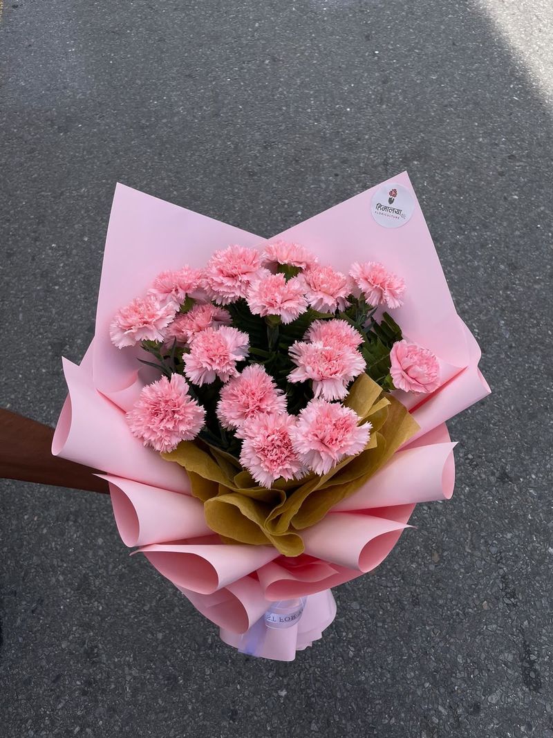 Pink Carnation Bouquet