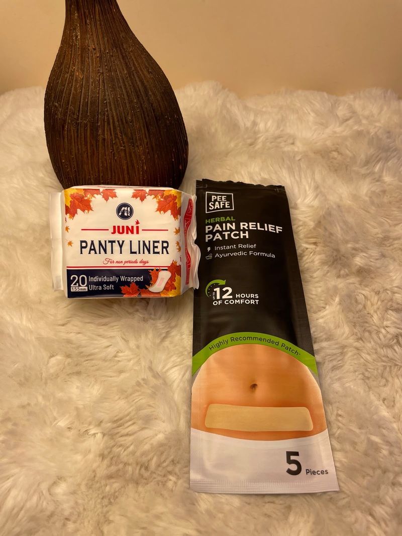Panty Liner & Pain Relief Patch Set