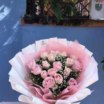 Pastel Pink Rose Bouquet