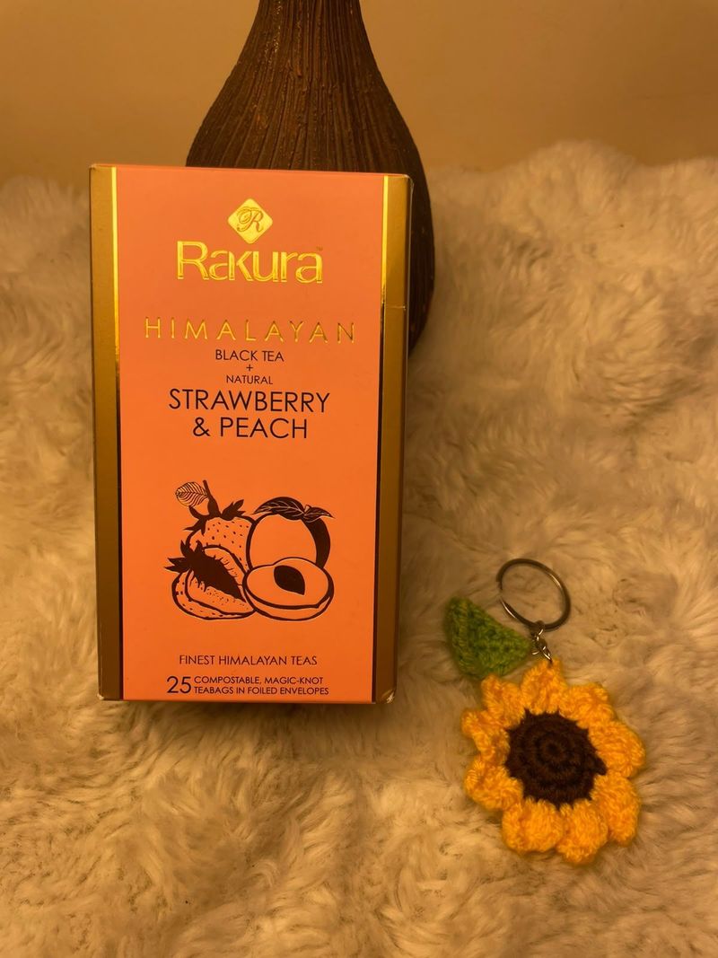 Rakura Tea & Sunflower Keyring Gift Set