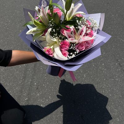 Pink Lily Love Bouquet 