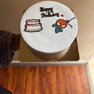 minimalist birthday cake- 1 pound 