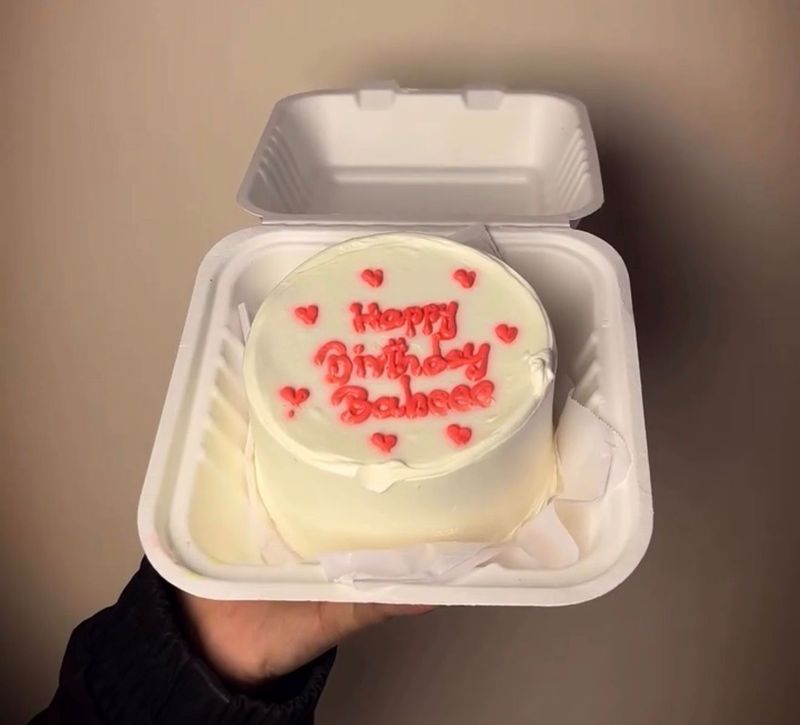 Mini Birthday Bento Cake