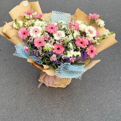 Blush Garden Bouquet 🌸🤍