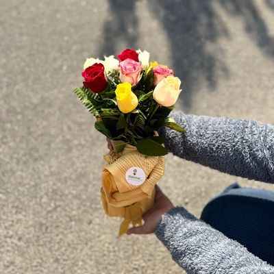 Pastel Rose Charm Bouquet 🌹