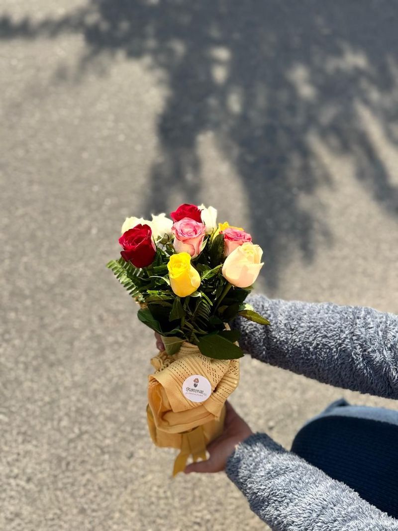 Pastel Rose Charm Bouquet 🌹