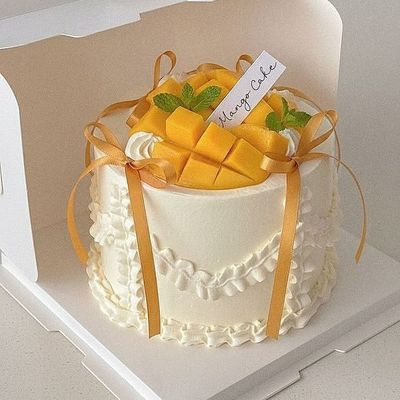 Mango Cream Cake
