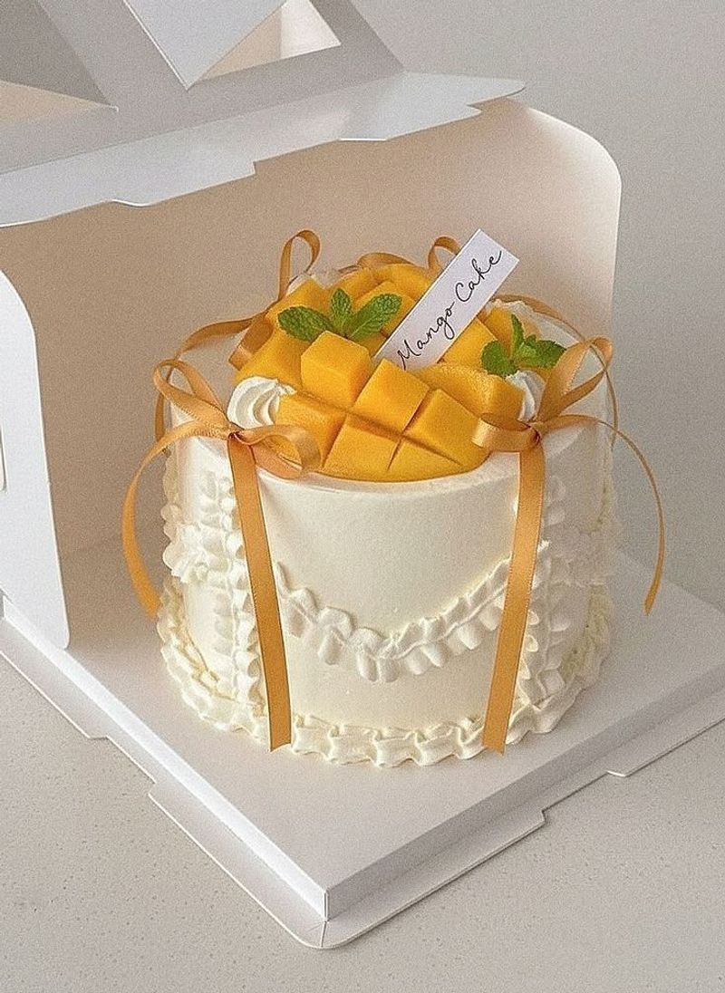 Mango Cream Cake