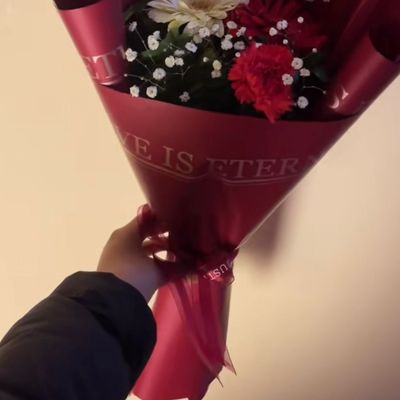 Blushing Harmony Carnation & Gerbera Bouquet