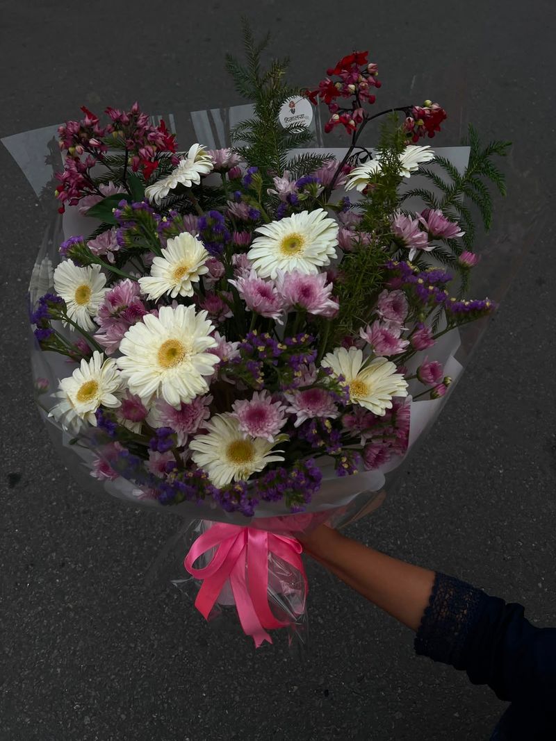 The Sun-Drenched Gerbera & Daisy Garden Bouquet