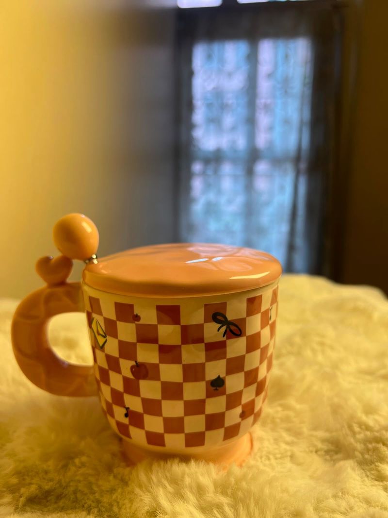 Retro Grid Gift Mug: