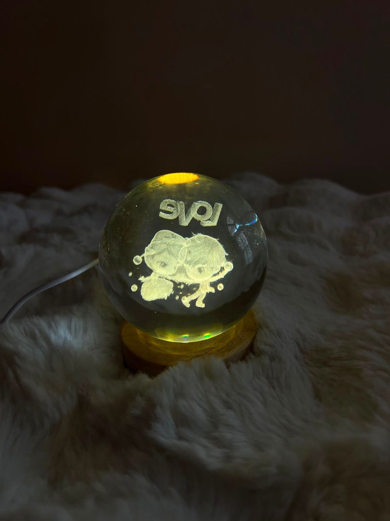 Enchanted Crown Light-Up Crystal Ball