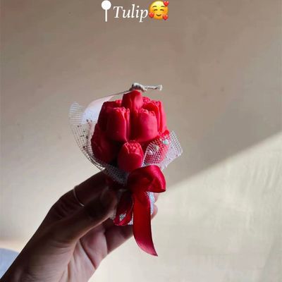 Scarlet Bloom Candle