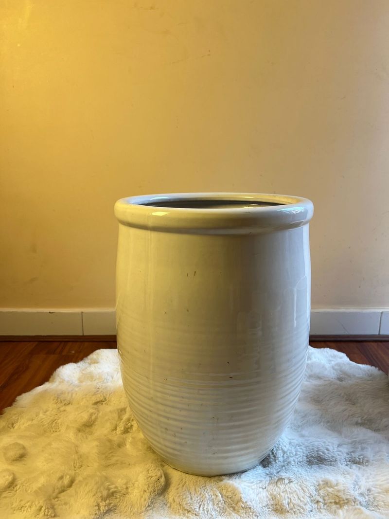 Minimalist Ceramic Tall Planter