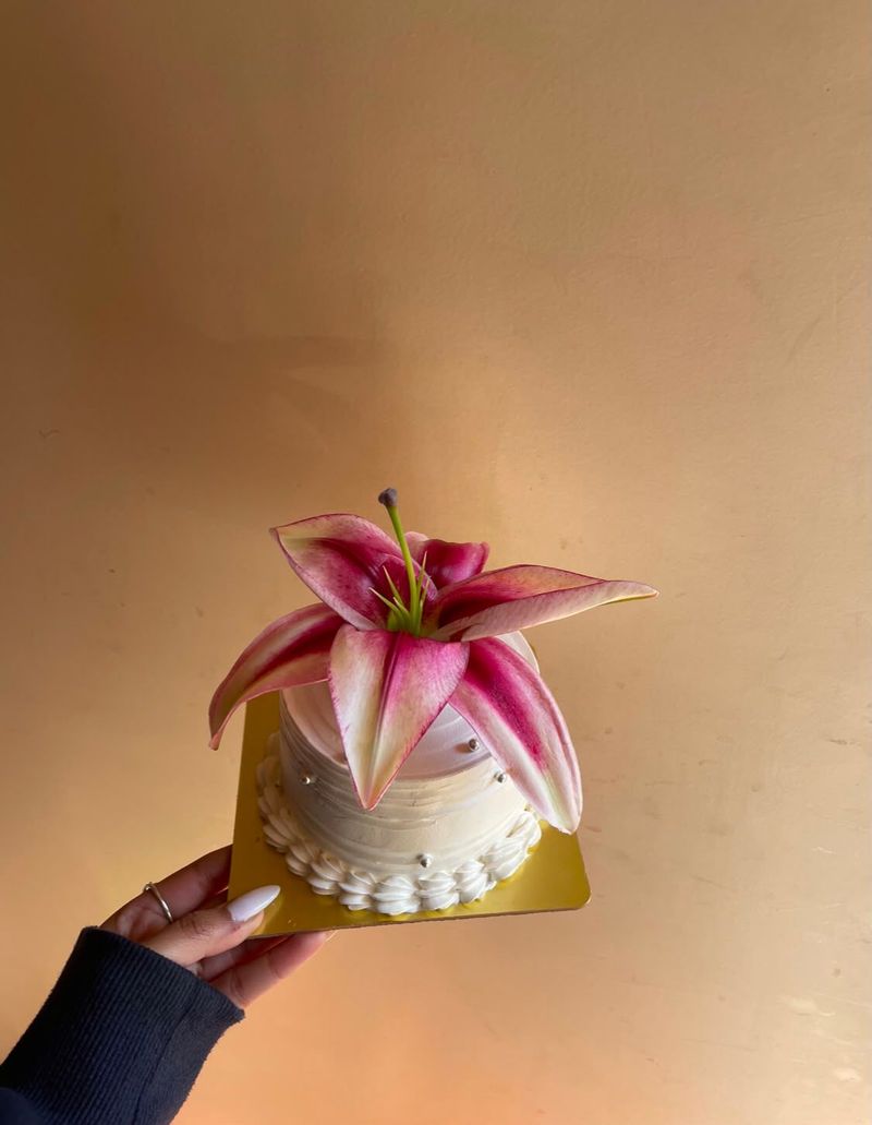 The Pinkish Lily Pound Cake