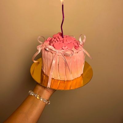 The Pinkish Pound Cake