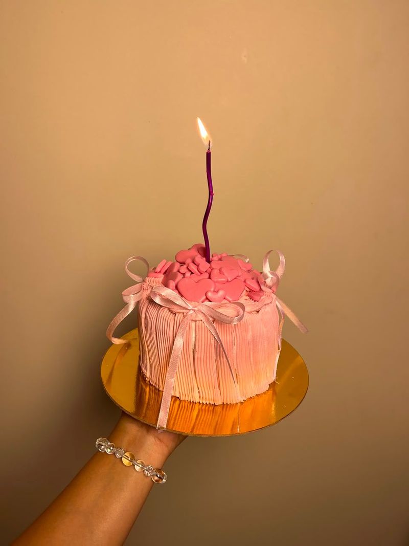 The Pinkish Pound Cake