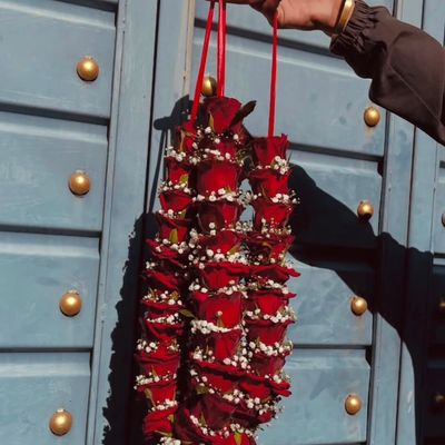 Golden Promise Varmala 🌼