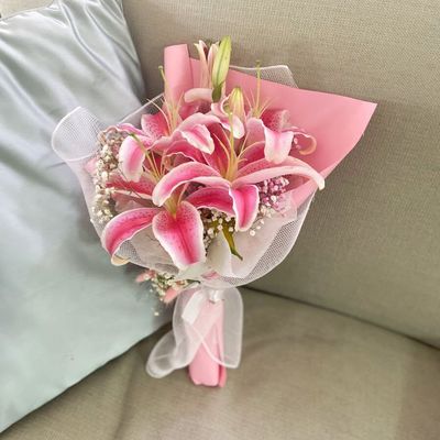 Pink Lily Elegance Bouquet