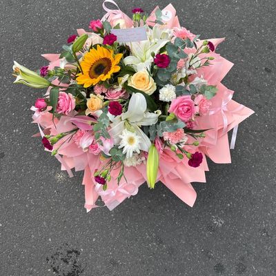 : Golden Garden Harmony Bouquet