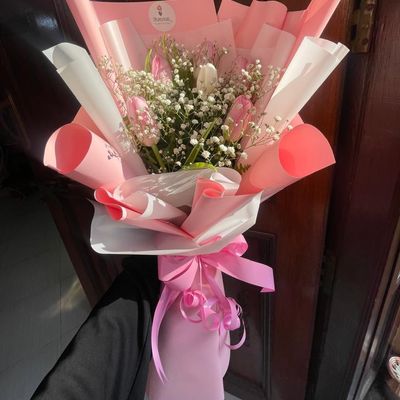Blush Velvet 6-Stem Premium Tulip Bouquet