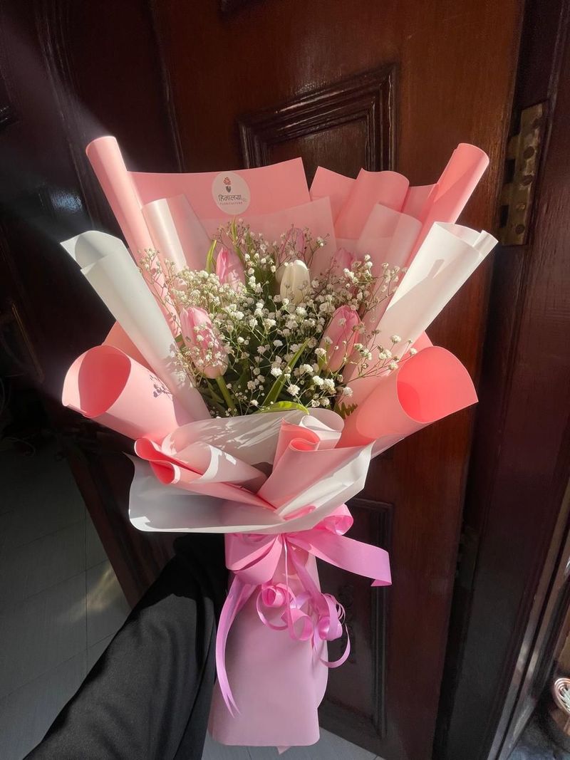 Blush Velvet 6-Stem Premium Tulip Bouquet