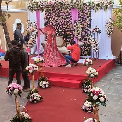 Royal Red Carpet Pathway Decoration Package