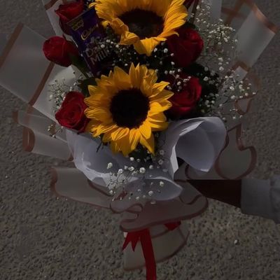 Sunny Smiles & Cadbury Sweetness Bouquet