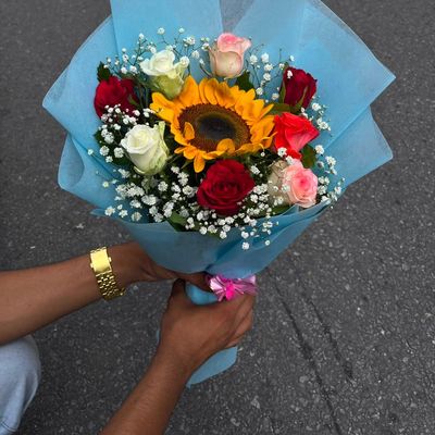 Sunshine & Roses Bouquet