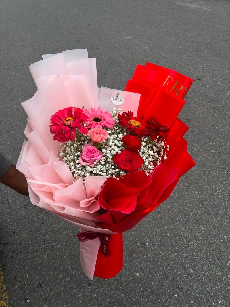 Pink & Red Floral Bouquet