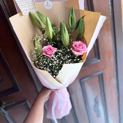 Soft Pink Floral Bouquet
