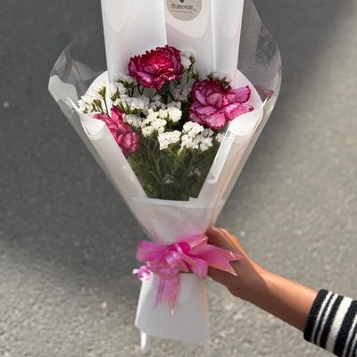 Pink Bloom Hand Bouquet