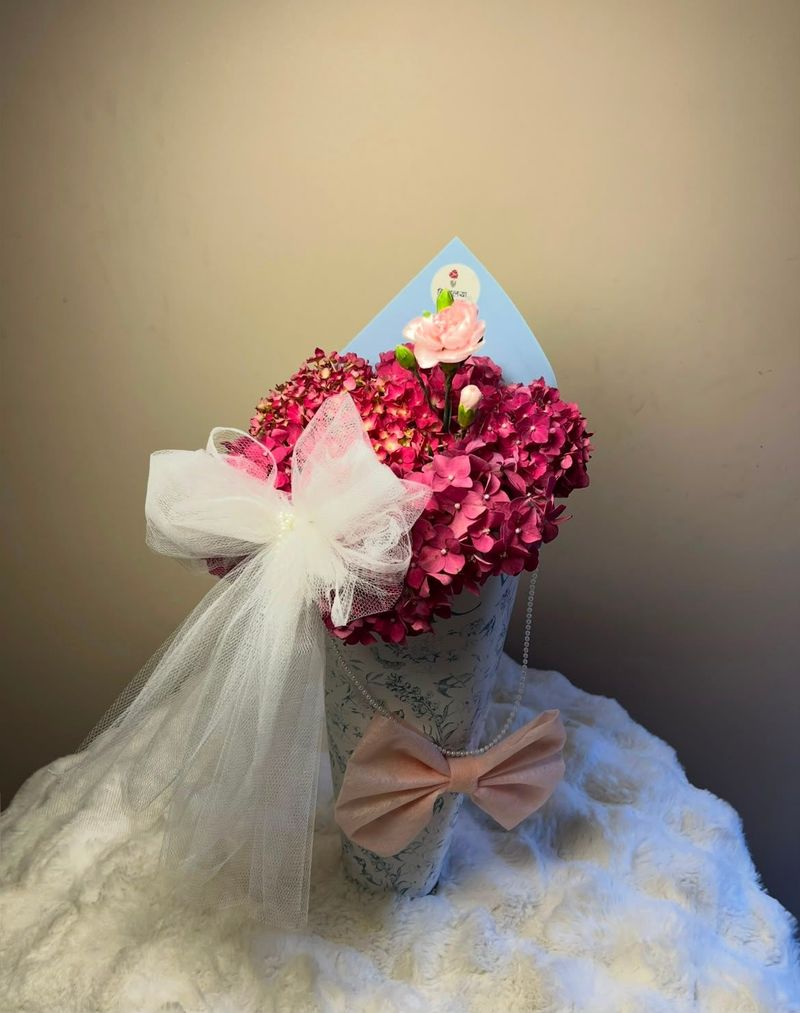 Hydrangea Cone Wrap