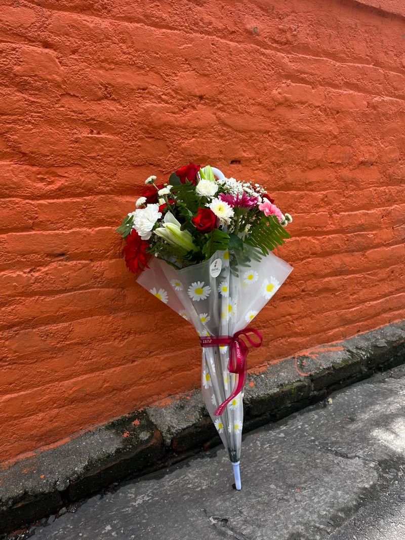Floral Umbrella Surprise