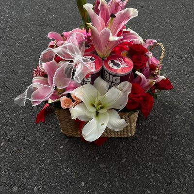 Bloom & Bites Gift Basket for Her