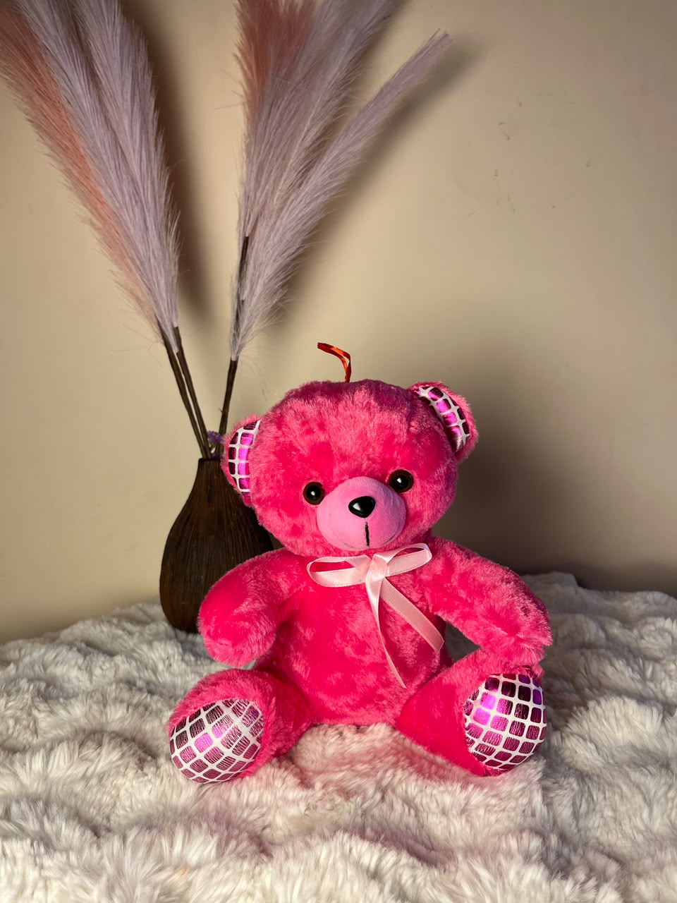 Adorable Teddy Bear The teddy bear's color, design, and facial expression may vary slightly based on availability while maintaining the same quality, softness, and overall appearance.