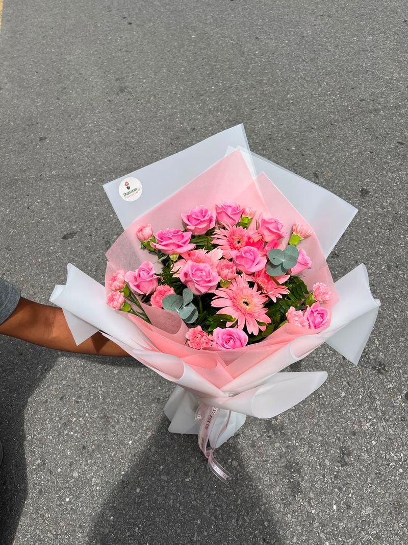 Mixed Roses, Carnations & Gerberas