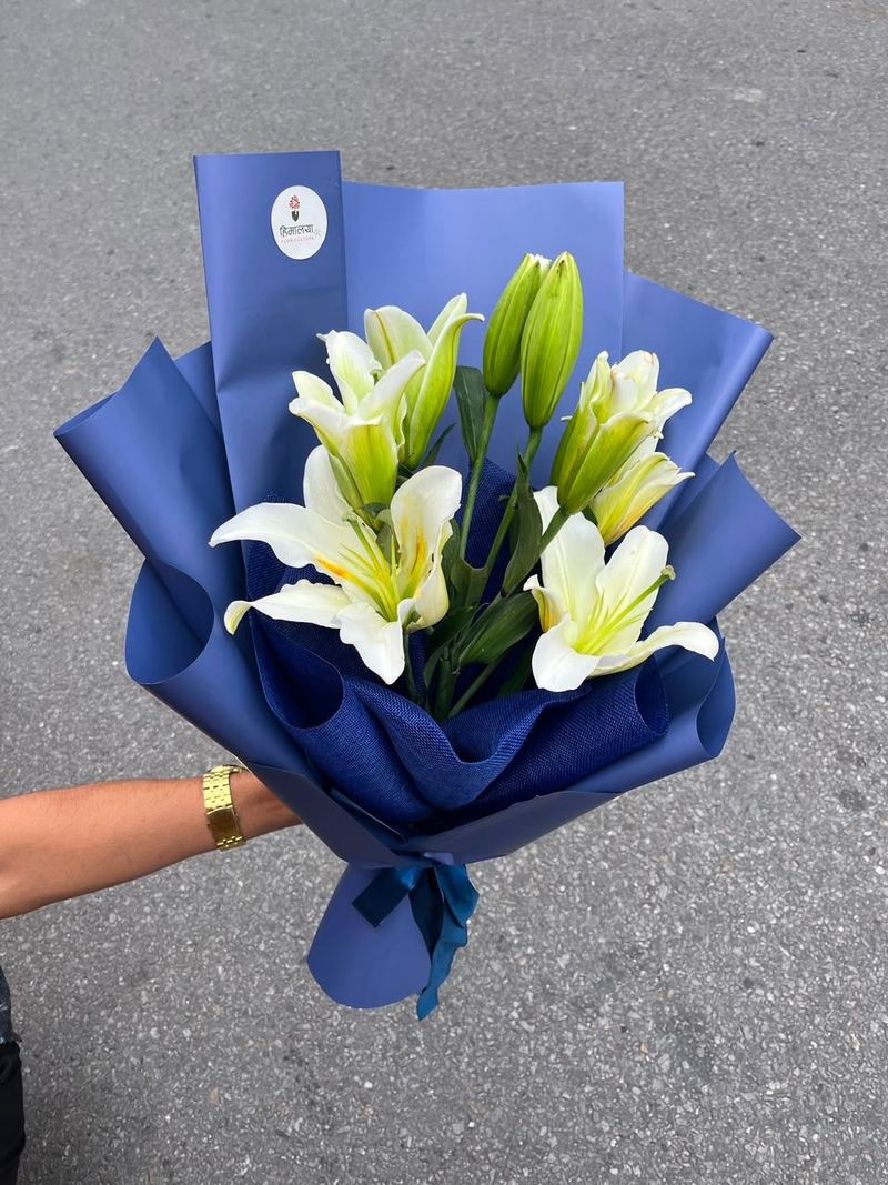 Elegant Lily Duo Bouquet