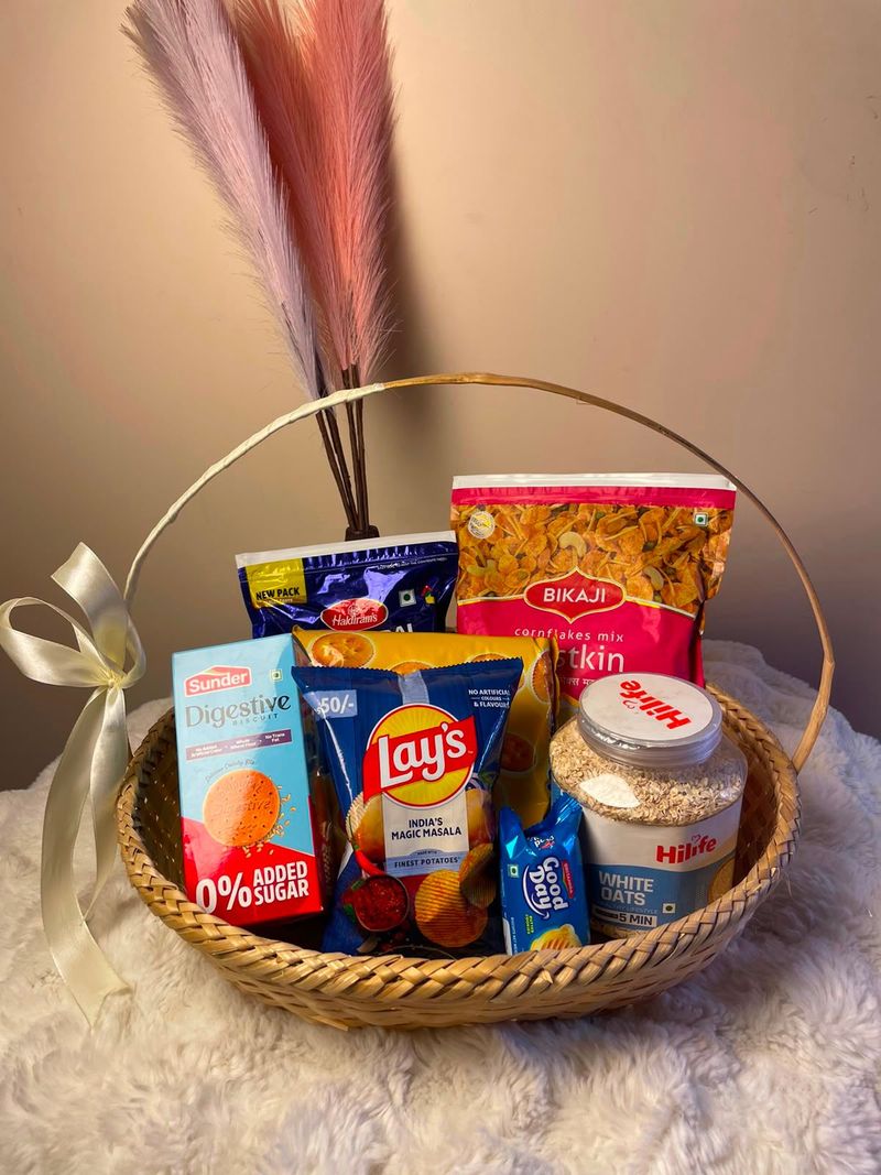 Snacks Gift Basket