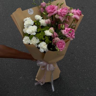 Carnation, Lisianthus & Daisy Harmony