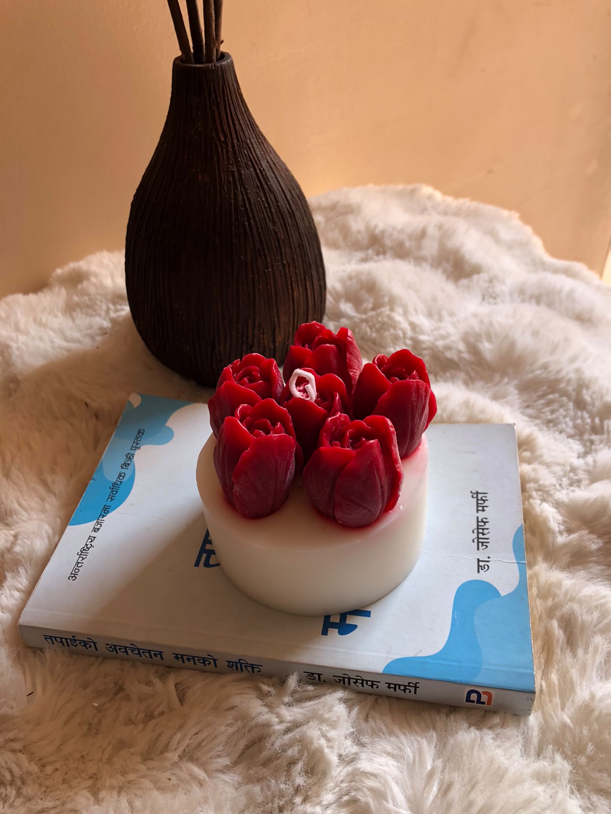 . Keep away from children, pets, and flammable materials. Never leave a burning candle unattended, and place it on a stable, heat-resistant surface. Burn within sight and follow proper candle safety instructions.