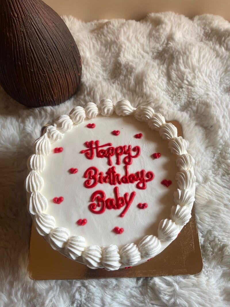 Sweetheart White Forest Cake