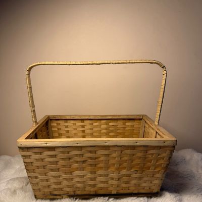 Rustic Bamboo Basket