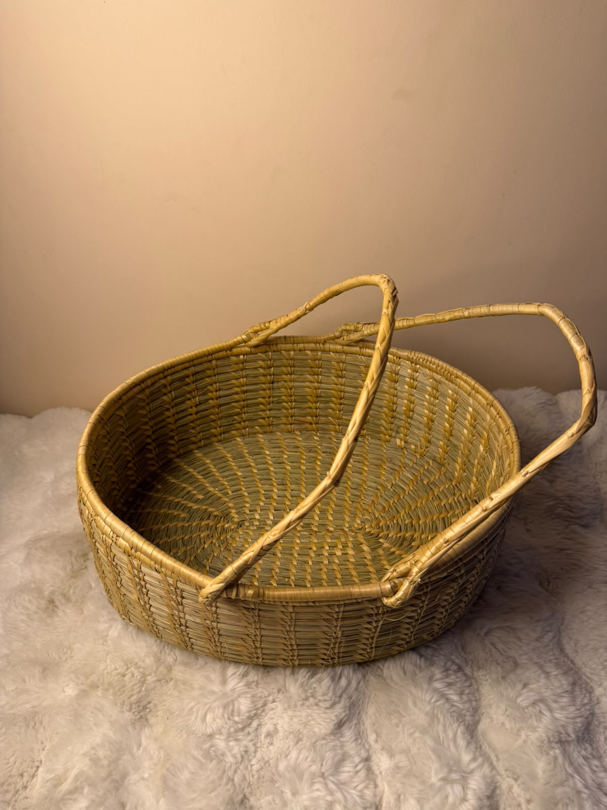 As this basket is made from natural bamboo, slight variations in color, texture, shape, and weaving may occur. 