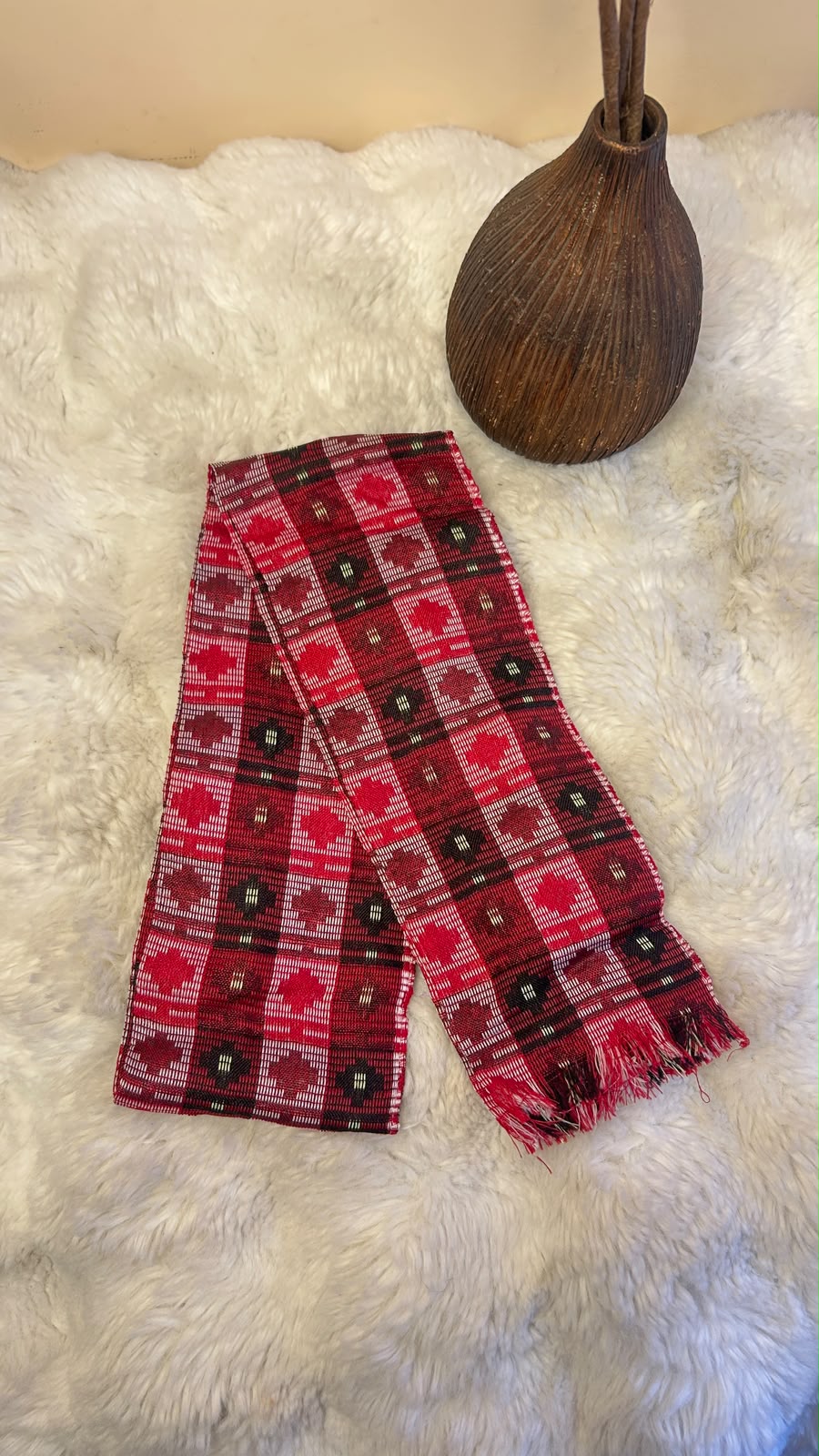 Traditional Dhaka Print Khada Actual colors and patterns may vary slightly due to lighting and screen settings. Minor variations in fabric texture, design, and finishing may occur.